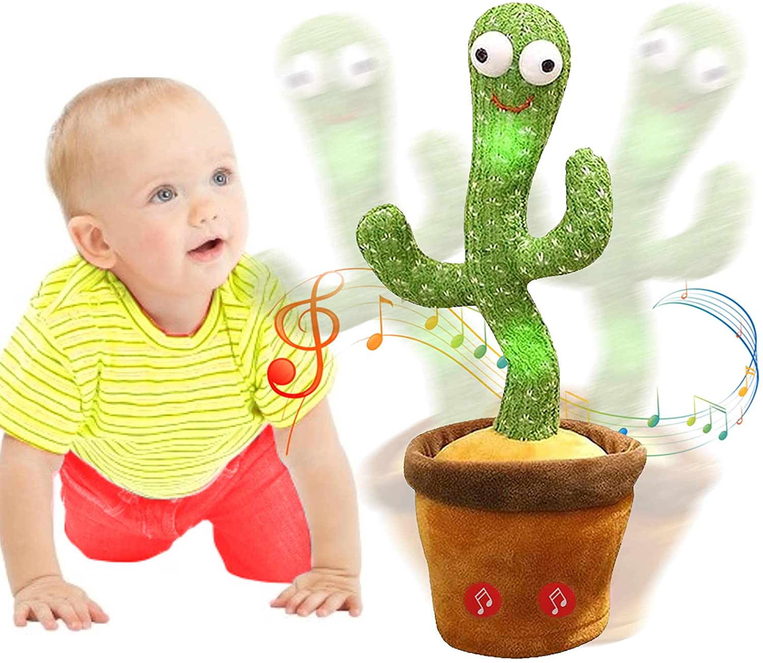 Cactus danseuse Rechargeable, لعبة الصبارة الراقصة للاطفال
