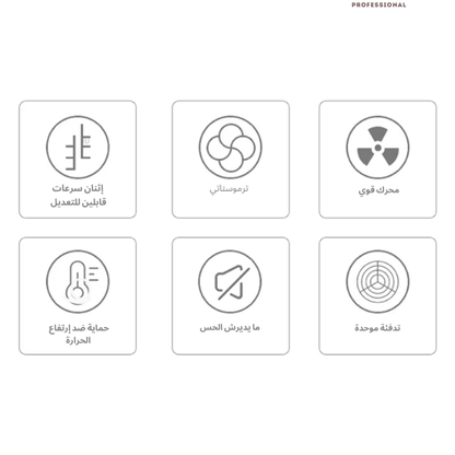 مجفف الشعر الحائطي - تجفيف سريع و وحماية من الحرارة الزائدة مع تثبيت جداري قوي